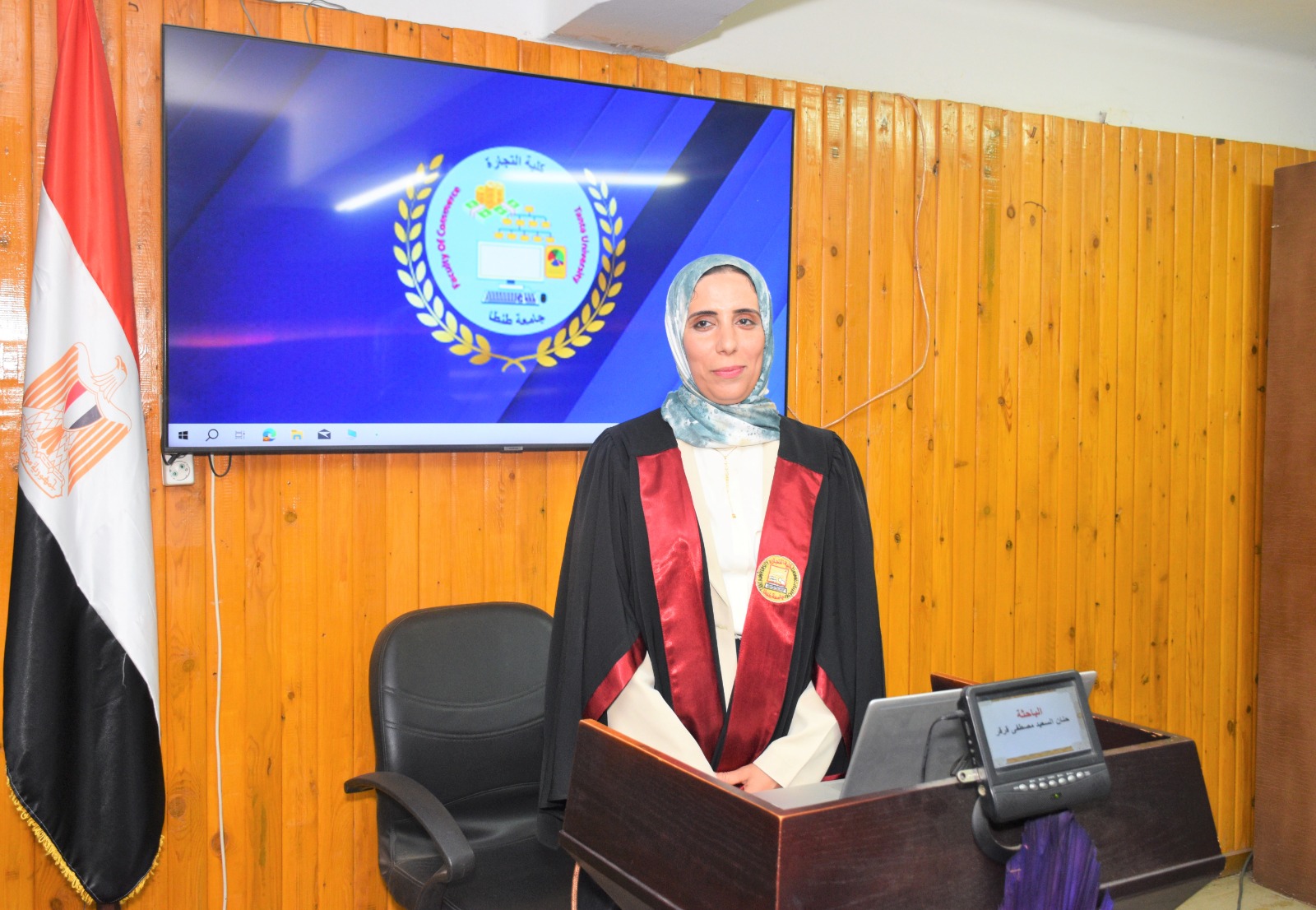 مناقشة مشروع البحث للماجستير المهني في إدارة الأعمال تخصص (إدارة الموارد البشرية) للباحث : حنان السعيد مصطفى قرقر